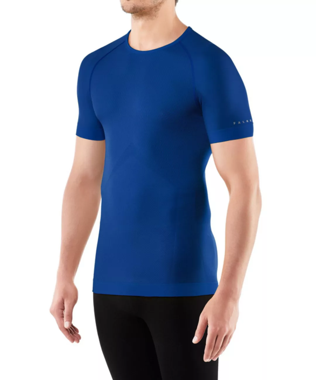 FALKE Herren Kurzarmshirt Cool, XXL, Blau, Uni, 33741-671406 günstig online kaufen