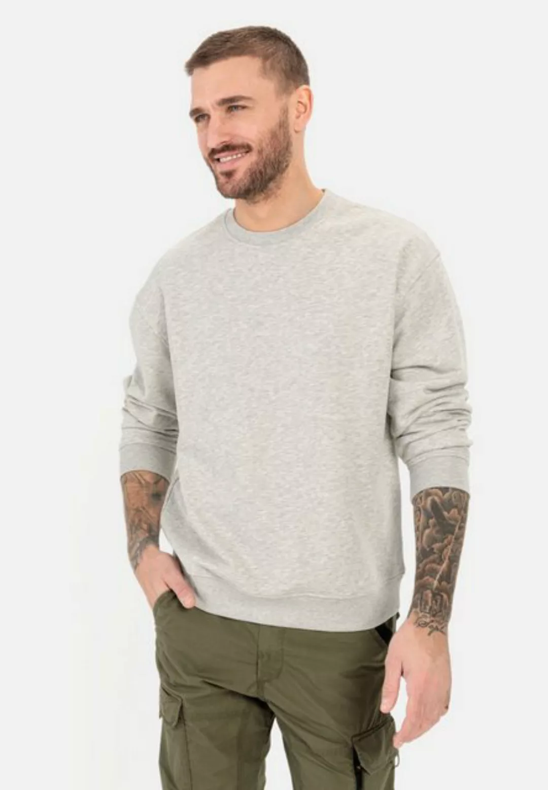 camel active Sweatshirt aus einem Baumwollmix günstig online kaufen