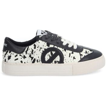 No Name  Sneaker ARCADE TOE SIDE W - P.COW/GLOW - BLANC/NOIR günstig online kaufen