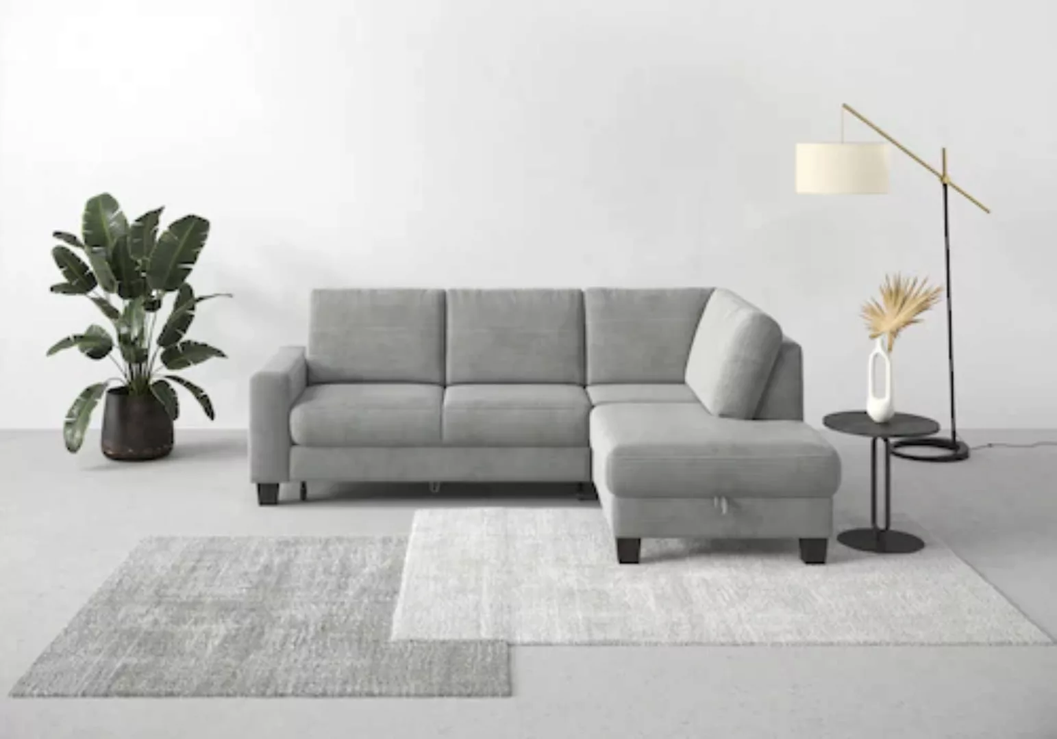 Home affaire Ecksofa Summer L-Form, mit Ottomane, mit oder ohne Bettfunktio günstig online kaufen