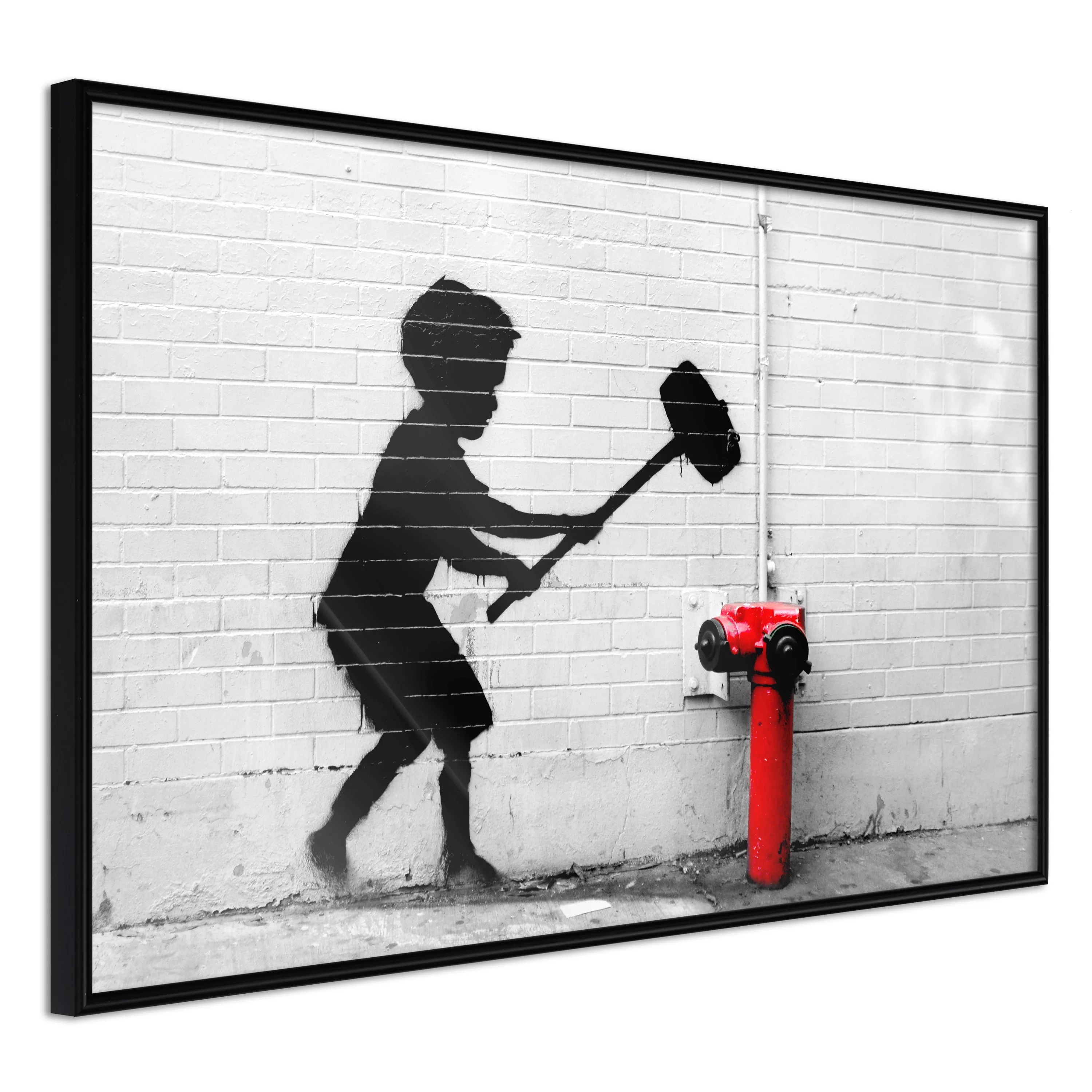 Poster - Banksy: Hammer Boy günstig online kaufen