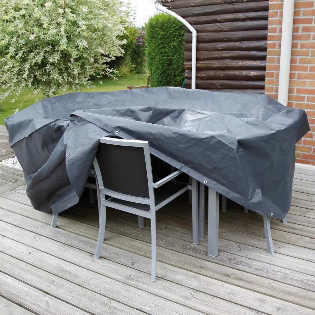 Nature Gartenmöbel-abdeckung Für Runden Tisch 118x70 Cm günstig online kaufen