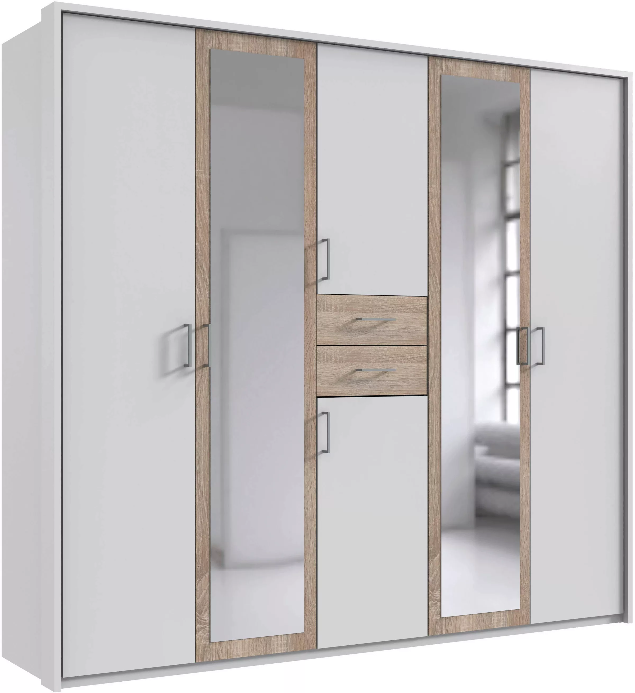 Wimex Kleiderschrank "Diver Drehtürenschrank mit Spiegel, 180, 225 o. 270cm günstig online kaufen