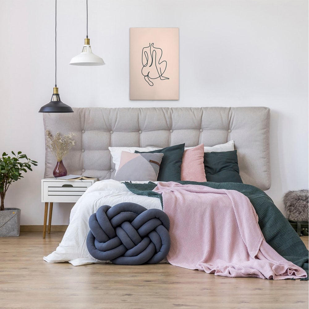 A.S. Création Leinwandbild "Bodyline 3 - Wandbild Creme Schwarz Beige Keilr günstig online kaufen