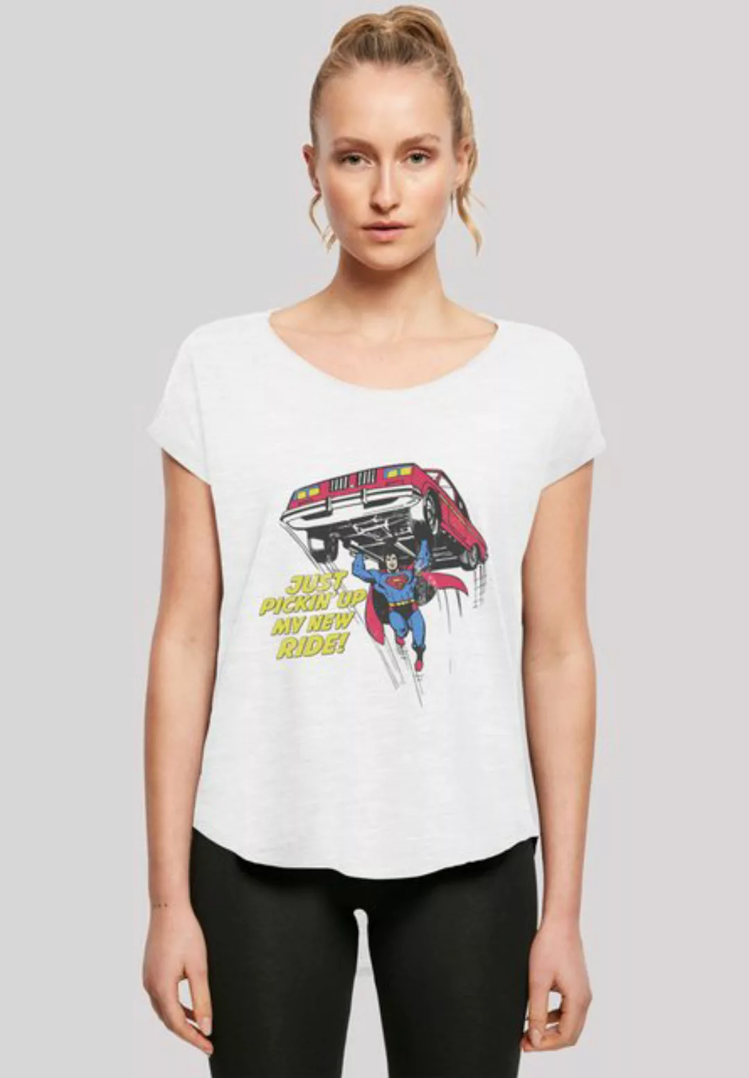 F4NT4STIC T-Shirt DC Comics Superman New Ride Superheld Damen,Premium Merch günstig online kaufen