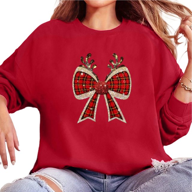 MC Star Weihnachtssweatshirt Weihnachtspullover Merry Christmas Sweatshirt günstig online kaufen