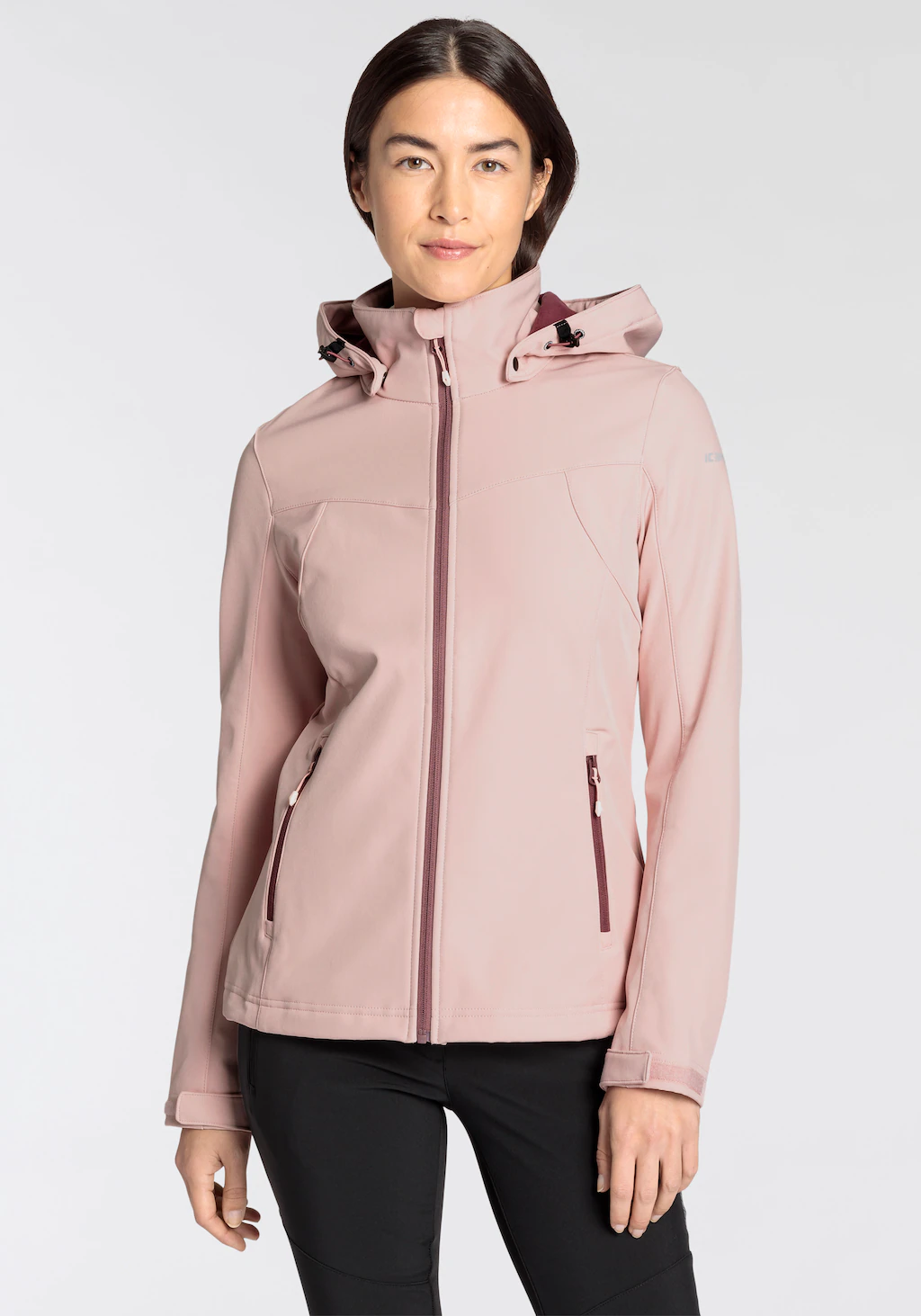 Icepeak Softshelljacke "D SOFTSHELLJACKE BRENHAM", mit Kapuze, mit hohem St günstig online kaufen