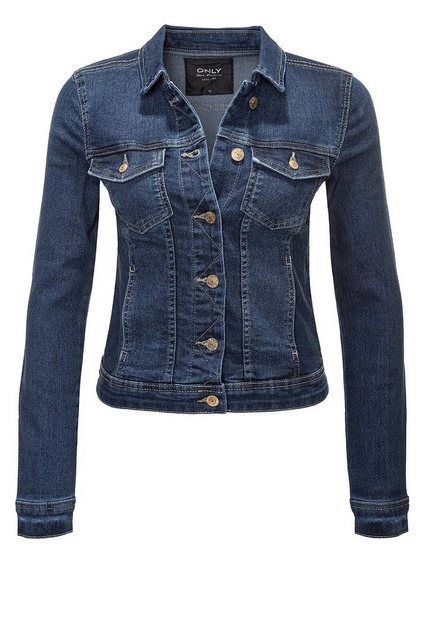 ONLY Jeansjacke Damen Slim Fit Übergansjacke günstig online kaufen