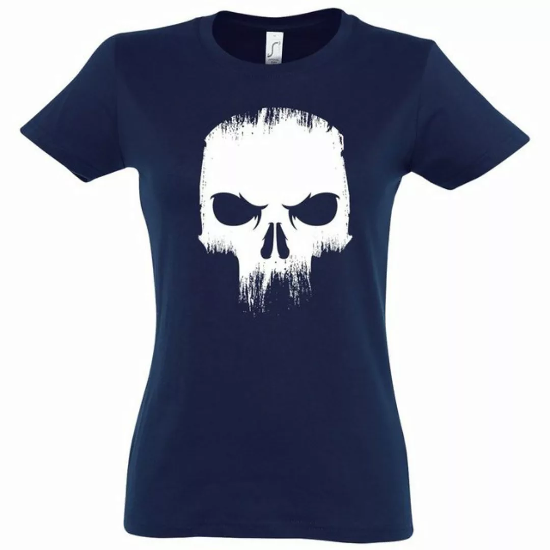 Youth Designz T-Shirt Angry Skull Totenkopf Damen Shirt mit trendigem Front günstig online kaufen