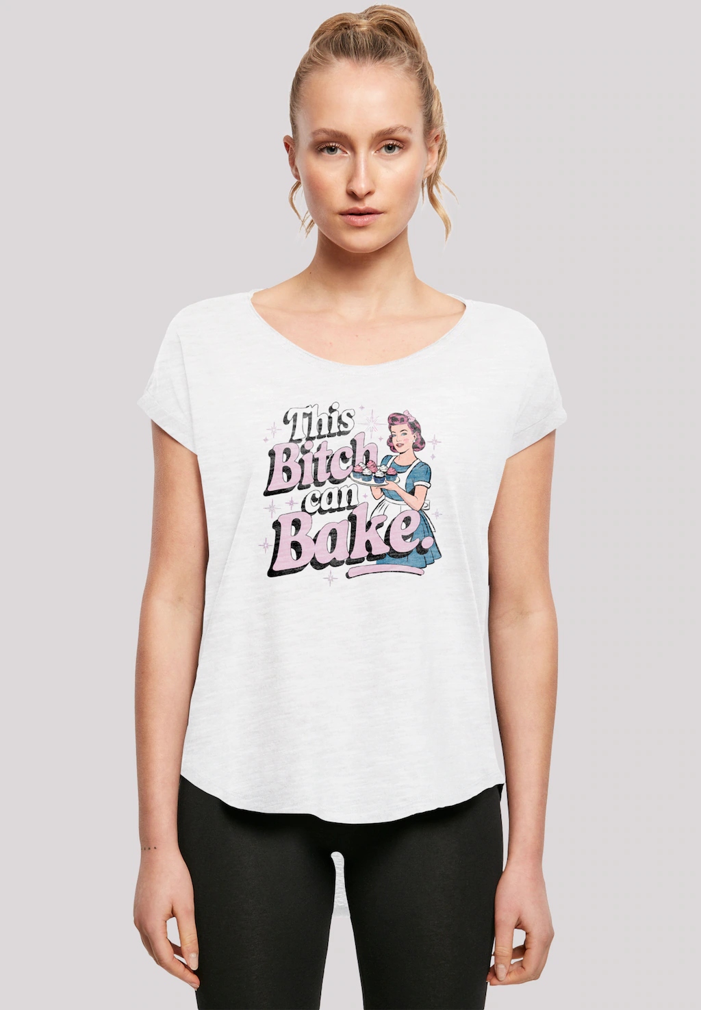 F4NT4STIC T-Shirt "Vintage Pin Up Bäckerin", Premium Qualität günstig online kaufen