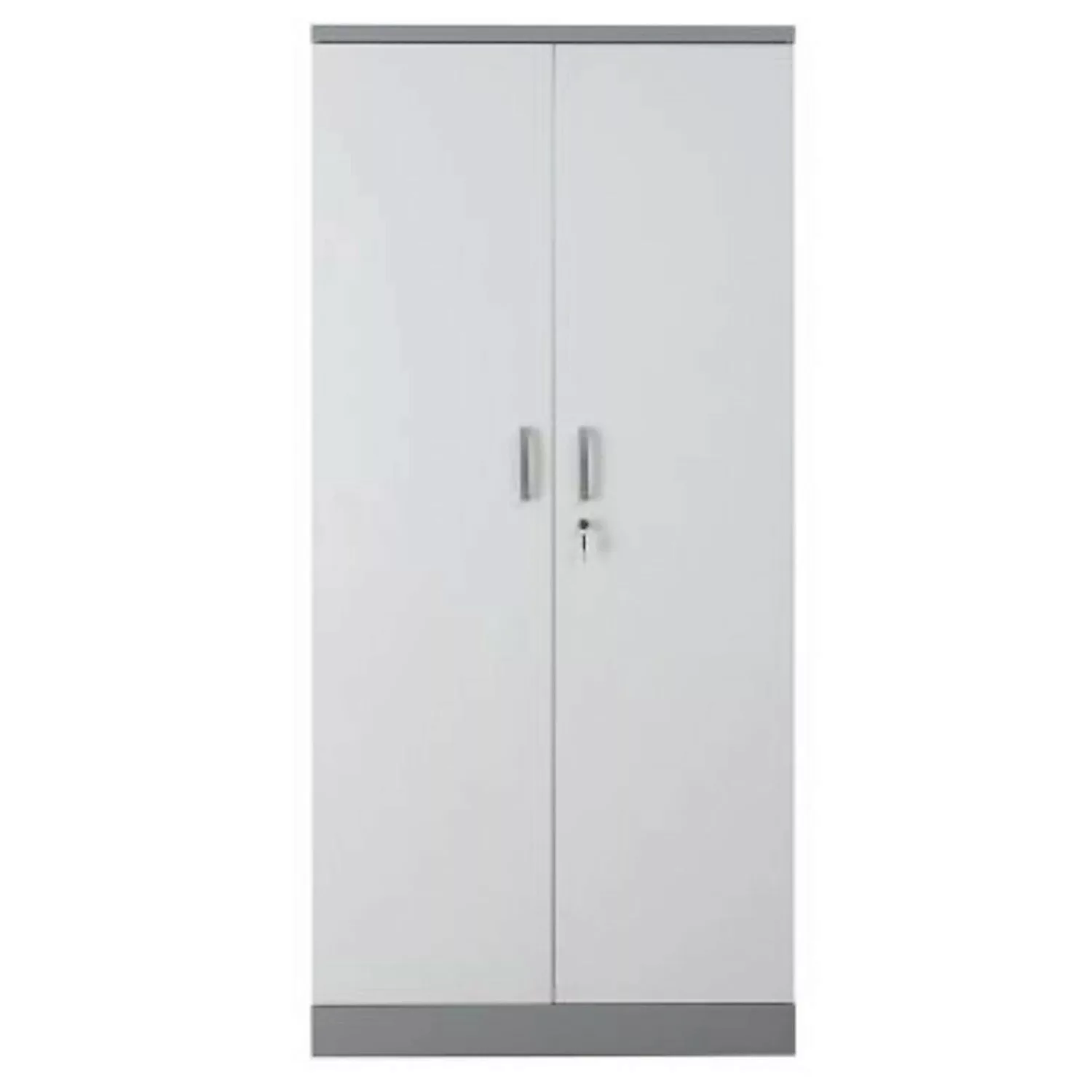 PROREGAL Aktenschrank Beetle 4 Fachböden HxBxT 195 x 92 x 42 cm Silber & We günstig online kaufen