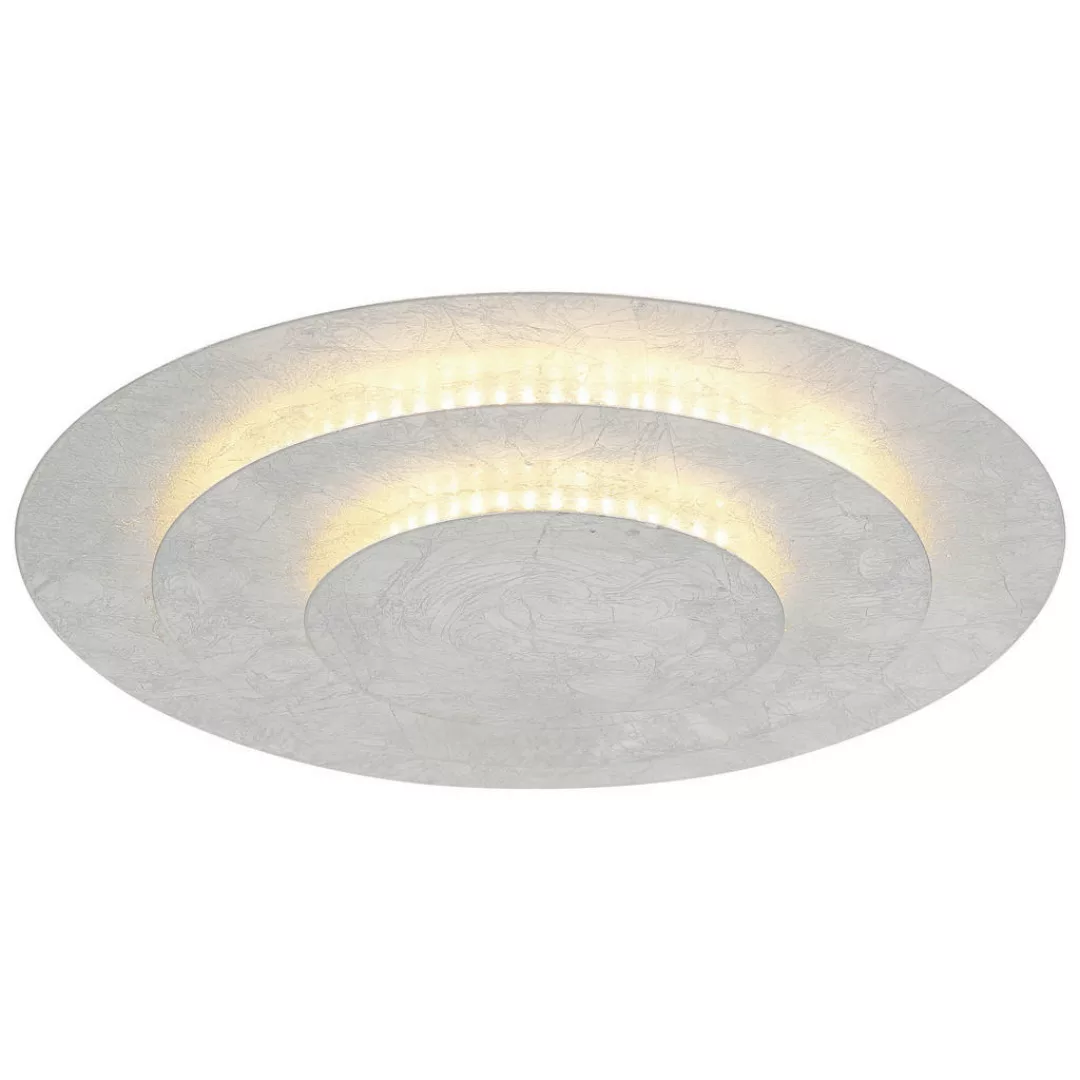 GLOBO LED-Deckenleuchte Heda 48465-24S silber Metall H/D: ca. 7x35 cm günstig online kaufen