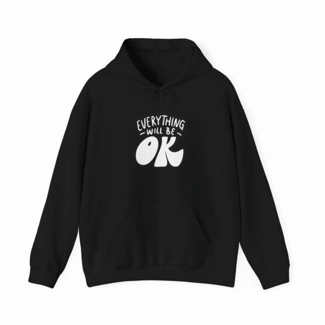 Quality Elegance Kapuzenpullover Everything Will Be Okay Spruch Hoodie Clas günstig online kaufen