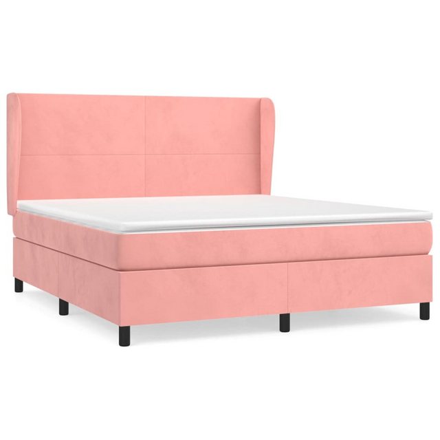 vidaXL Boxspringbett Bett Boxspringbett mit Matratze & Topper Samt versch. günstig online kaufen