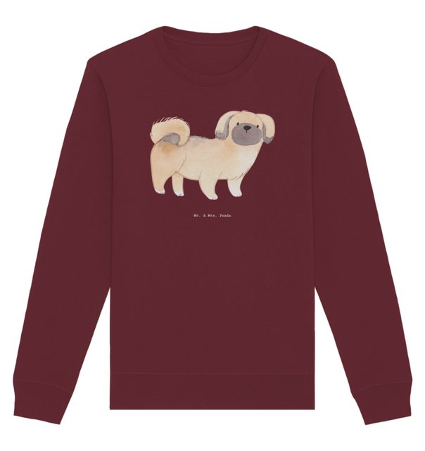 Mr. & Mrs. Panda Longpullover Größe M Pekingese Moment - Burgundy - Geschen günstig online kaufen