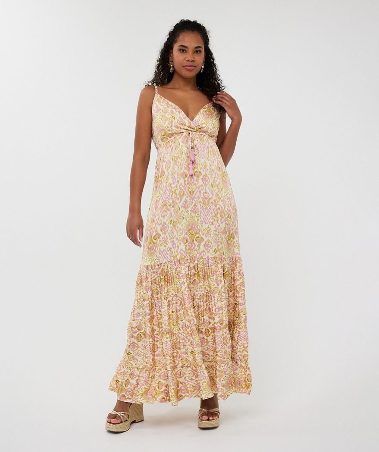 Esqualo Maxikleid Esqualo Maxikleid mit Print günstig online kaufen