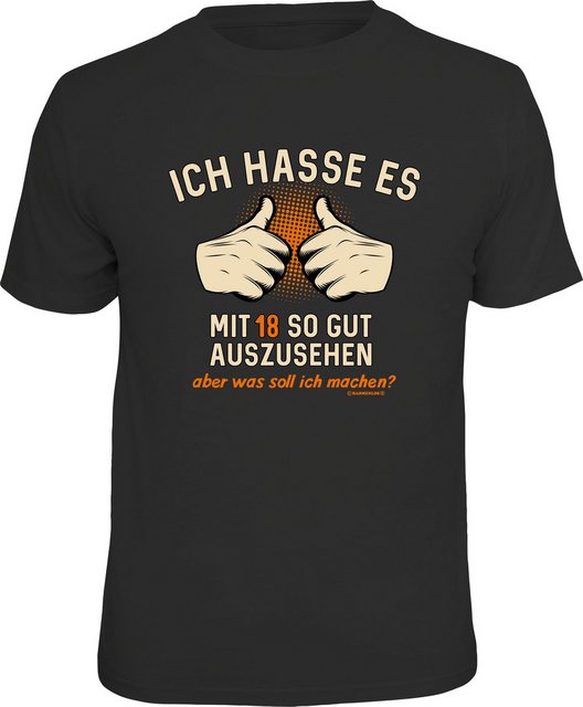 RAHMENLOS® T-Shirt zum Geburtstag - ich hasse es mit 18 so gut auszusehen günstig online kaufen