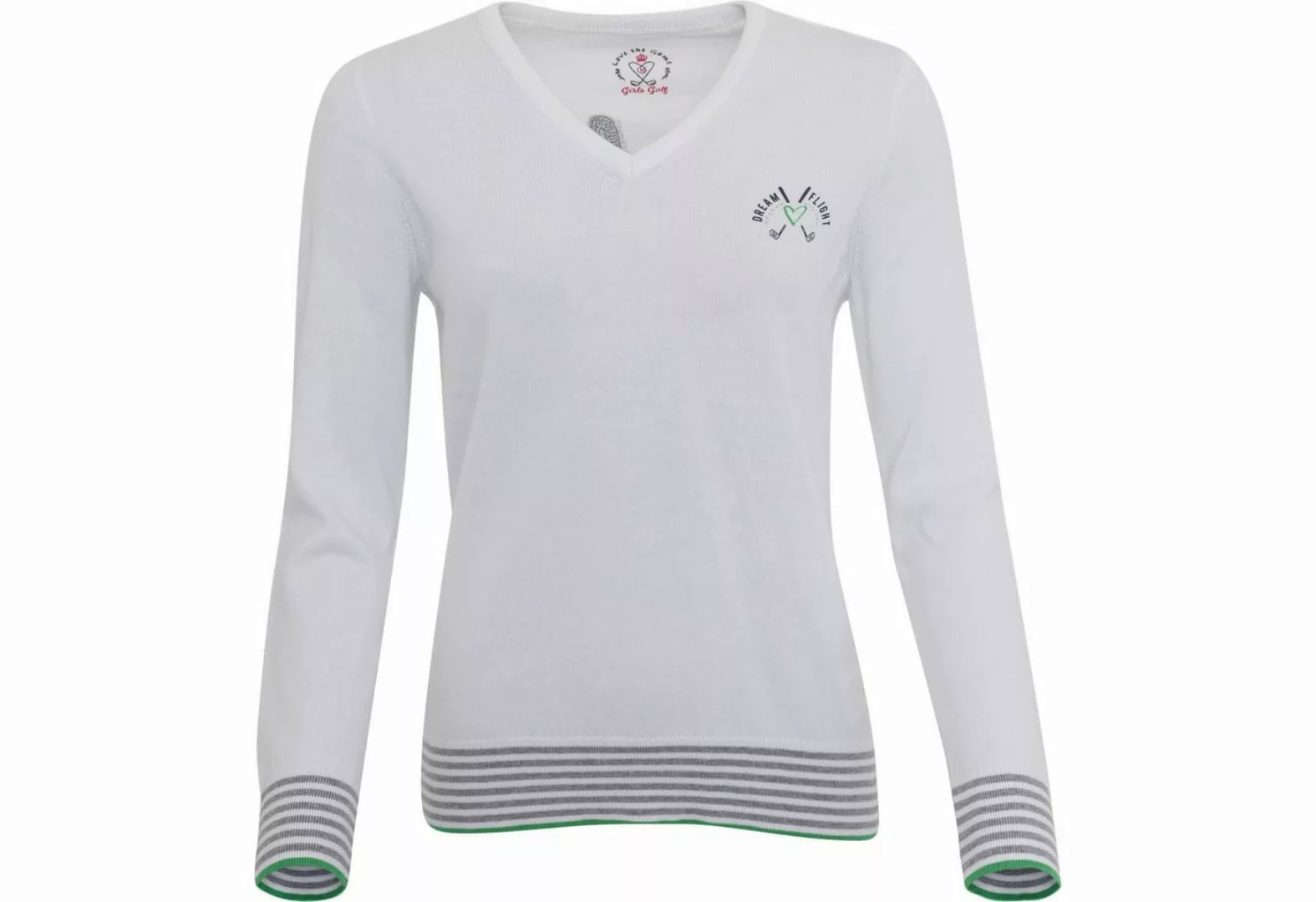 girls golf Trainingspullover Girls Golf Pullover 'Oh La La' Weiß Damen XL günstig online kaufen