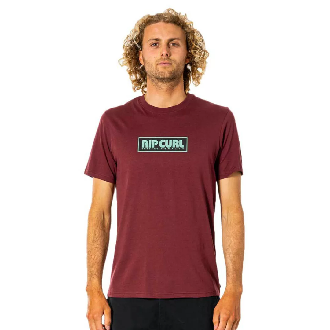 Rip Curl Big Mumma Icon Kurzärmeliges T-shirt M Maroon günstig online kaufen