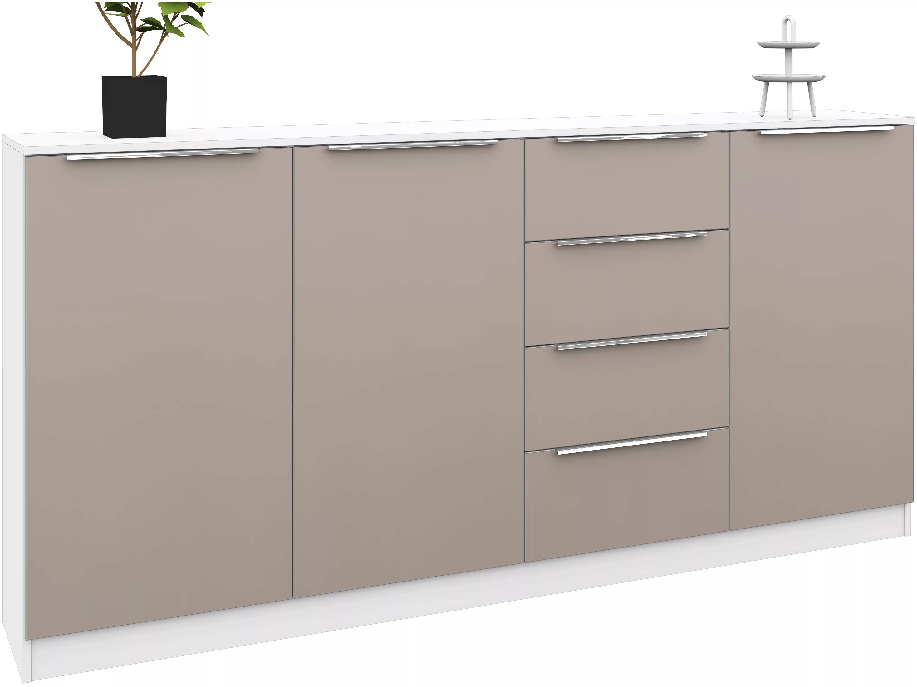 borchardt Möbel Highboard "Oliva", Breite ca. 200 cm günstig online kaufen