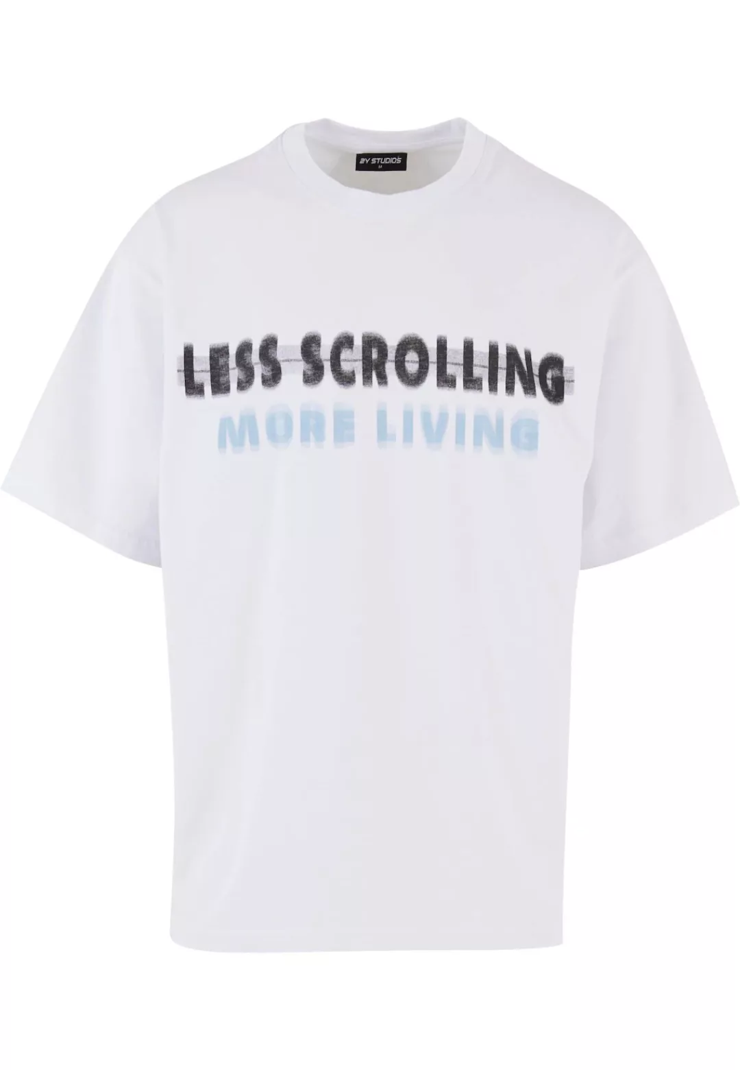 2Y Studios T-Shirt "2Y Studios Herren 2Y Less Scrolling Oversize Tee" günstig online kaufen