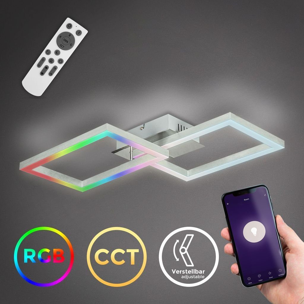 B.K.Licht Deckenleuchte Smart RGB FRAME Deckenlampe günstig online kaufen