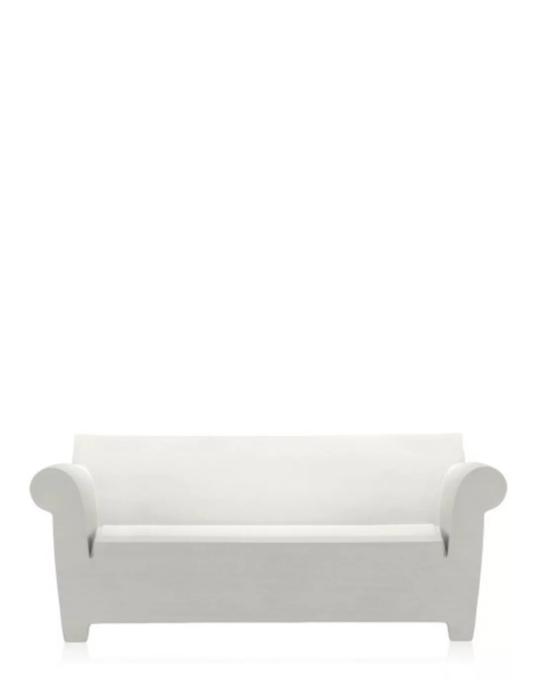Gartensofa 2-Sitzer Bubble Club plastikmaterial weiß - Kartell - Weiß günstig online kaufen
