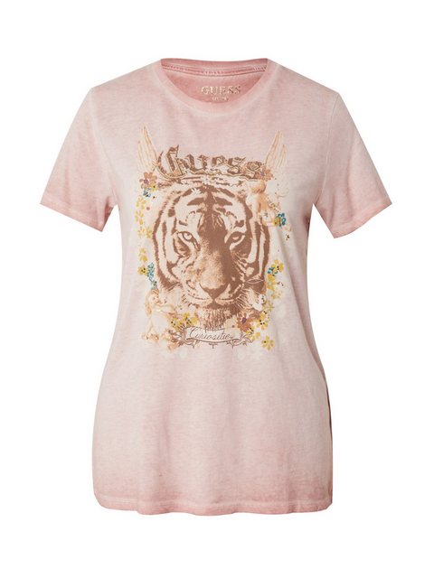 Guess T-Shirt TIGER (1-tlg) Ziersteine günstig online kaufen