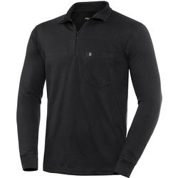 HENSON&HENSON Herren Poloshirt mit Zipper langarm günstig online kaufen