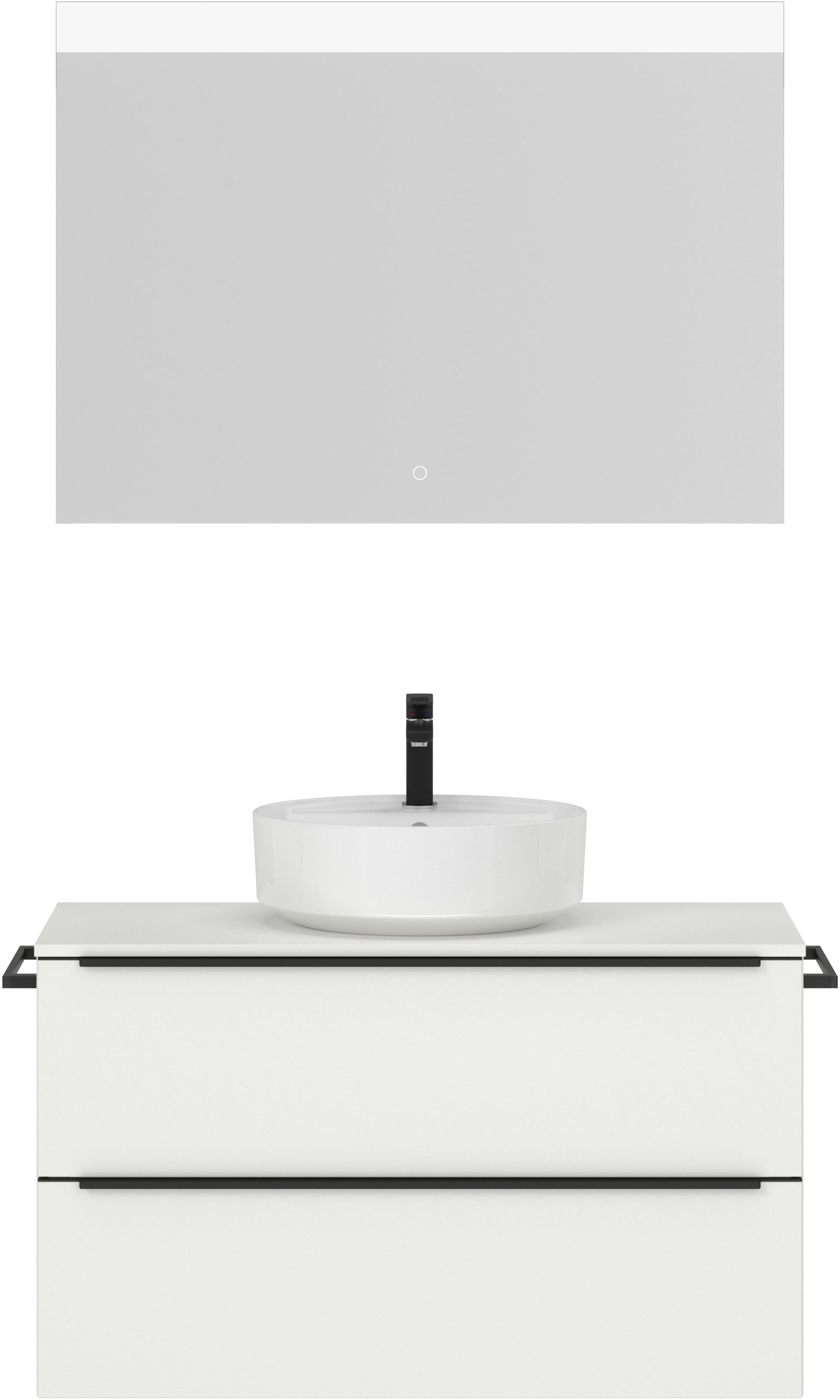 nobilia® Badmöbel-Set »Alvene«, (2 St., vormontiert, mit Soft-Close), inkl. günstig online kaufen