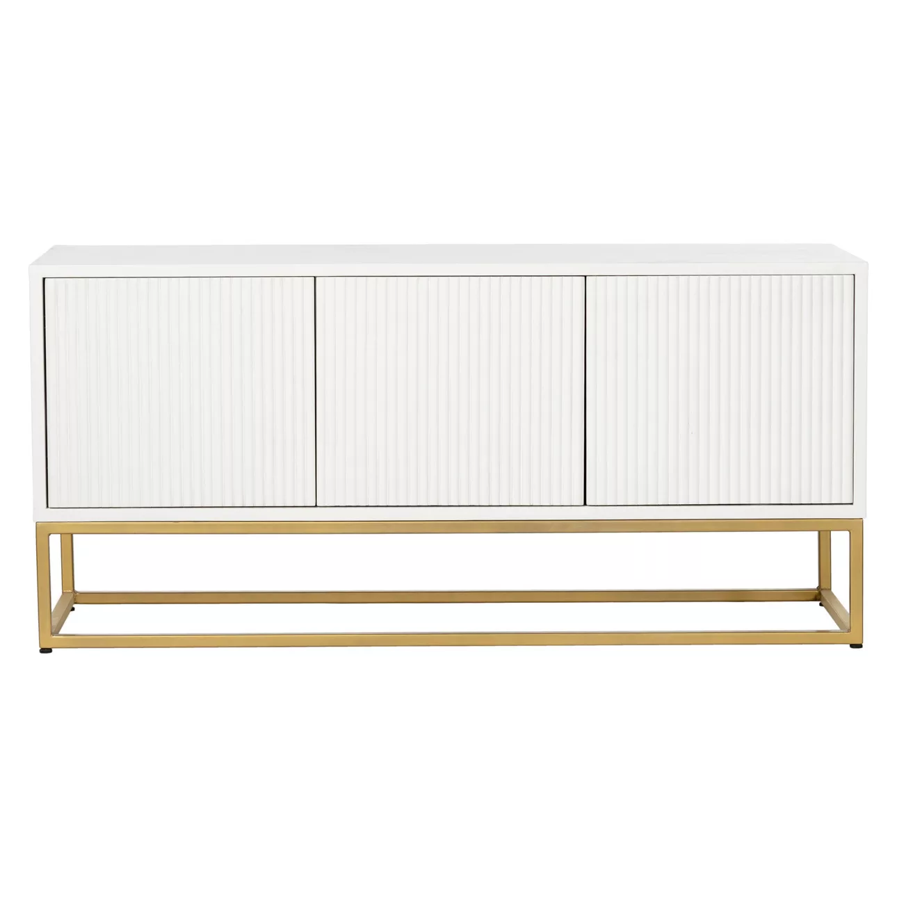 Kommode Wavy white, 130,5 x 45 x 61 cm günstig online kaufen