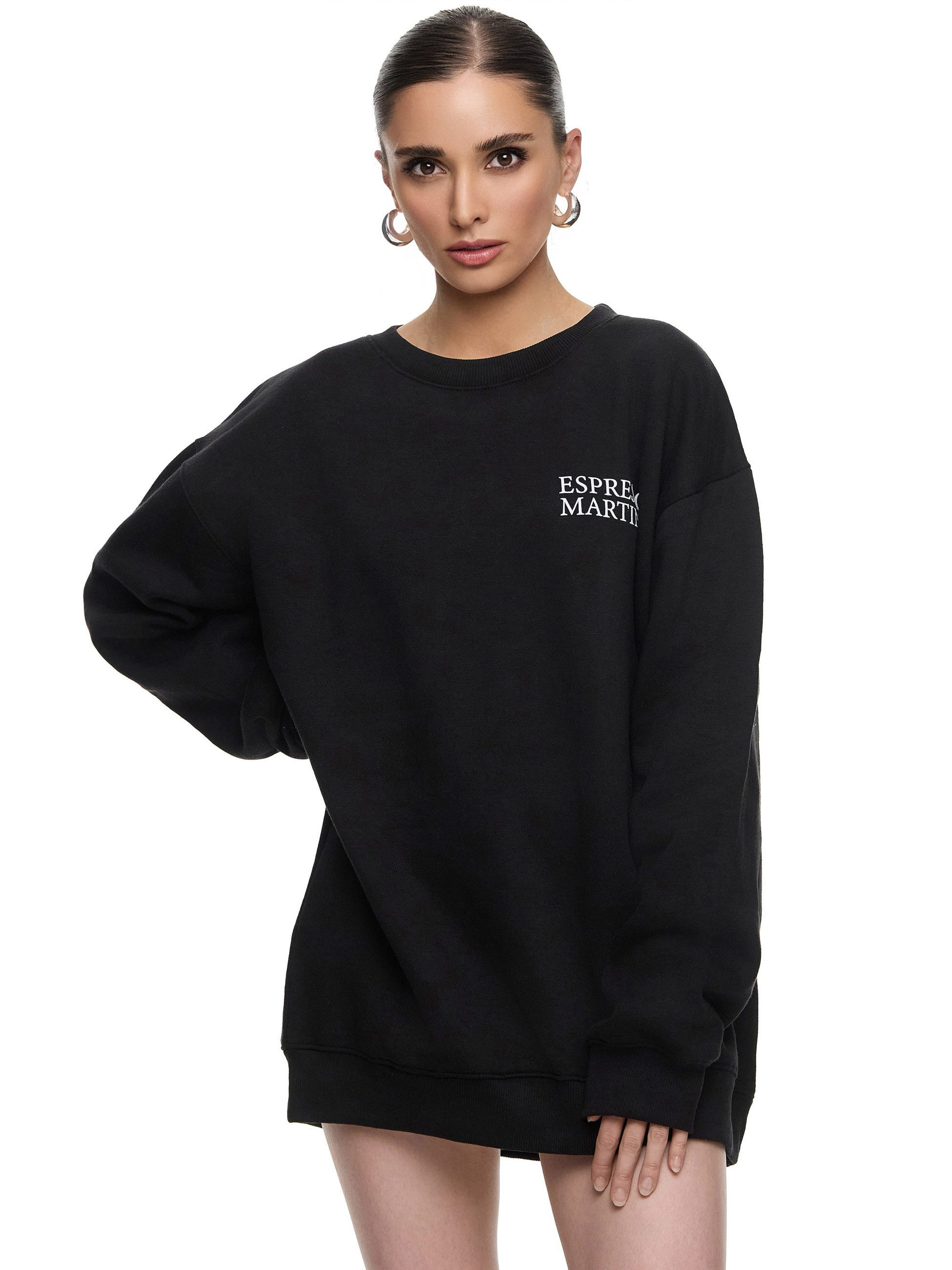 Worldclassca Sweatshirt Worldclassca Oversized Sweatshirt ESPRESSO günstig online kaufen