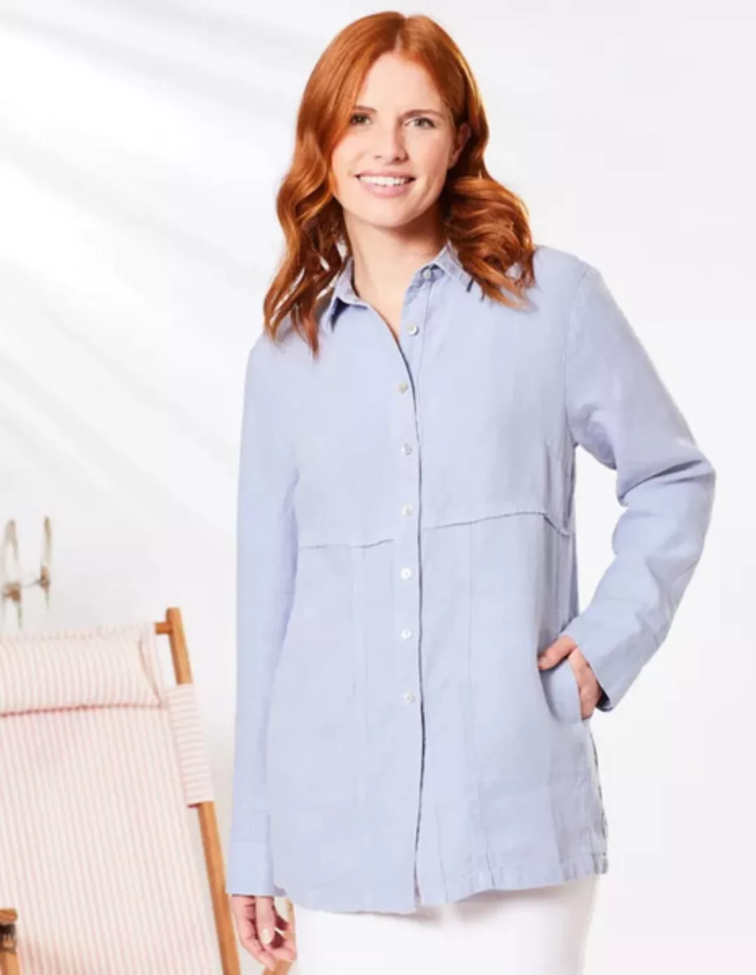 Leinen-bluse Alesia günstig online kaufen