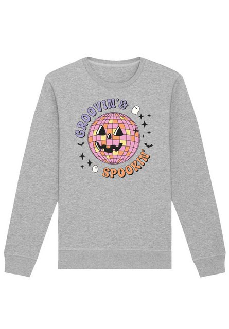 F4NT4STIC Sweatshirt Retro Halloween Groovin and spookin Disco ball Premium günstig online kaufen