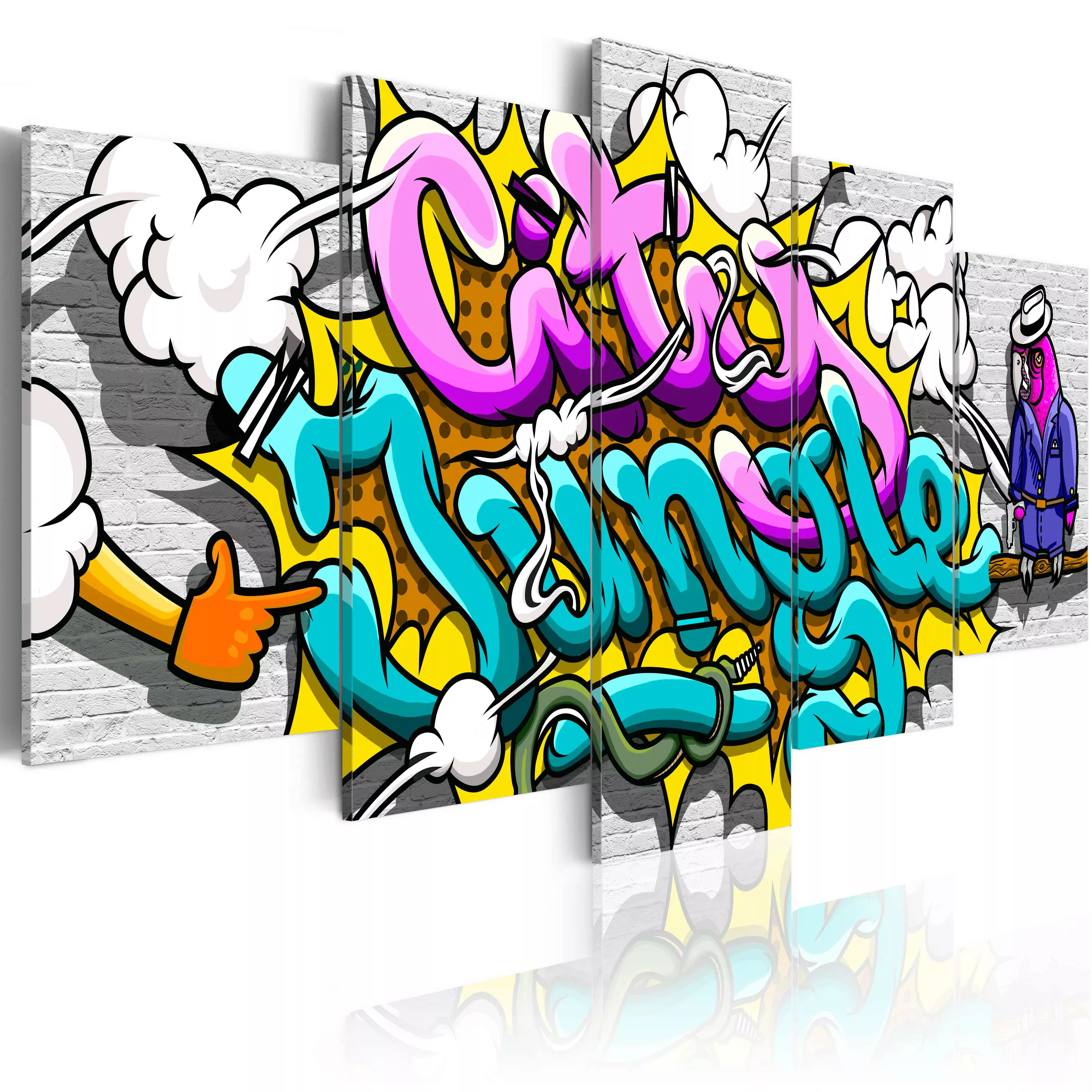 Wandbild - Graffiti: City Jungle günstig online kaufen