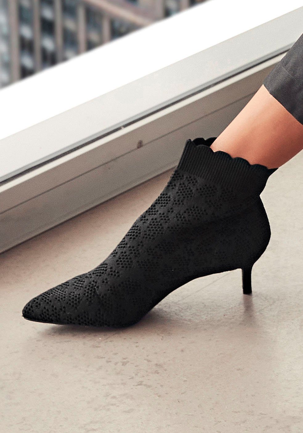 LASCANA Sock Boot, Ankleboots High Heel günstig online kaufen