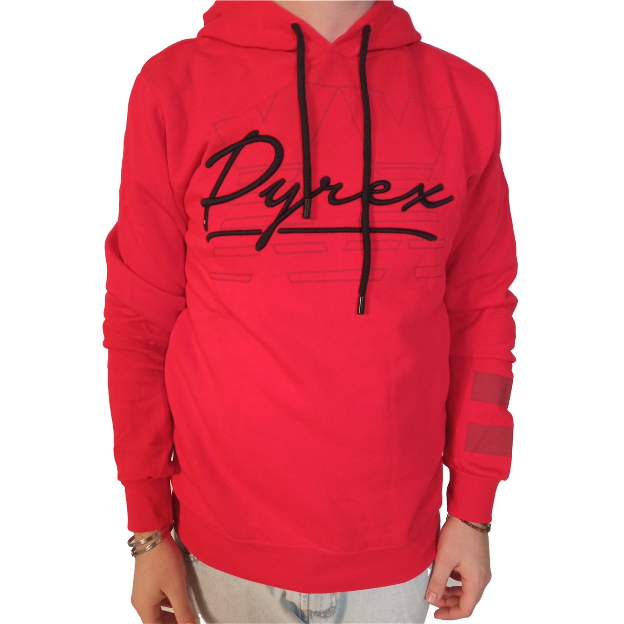 PYREX Sweatshirt Herren rot Cotone günstig online kaufen