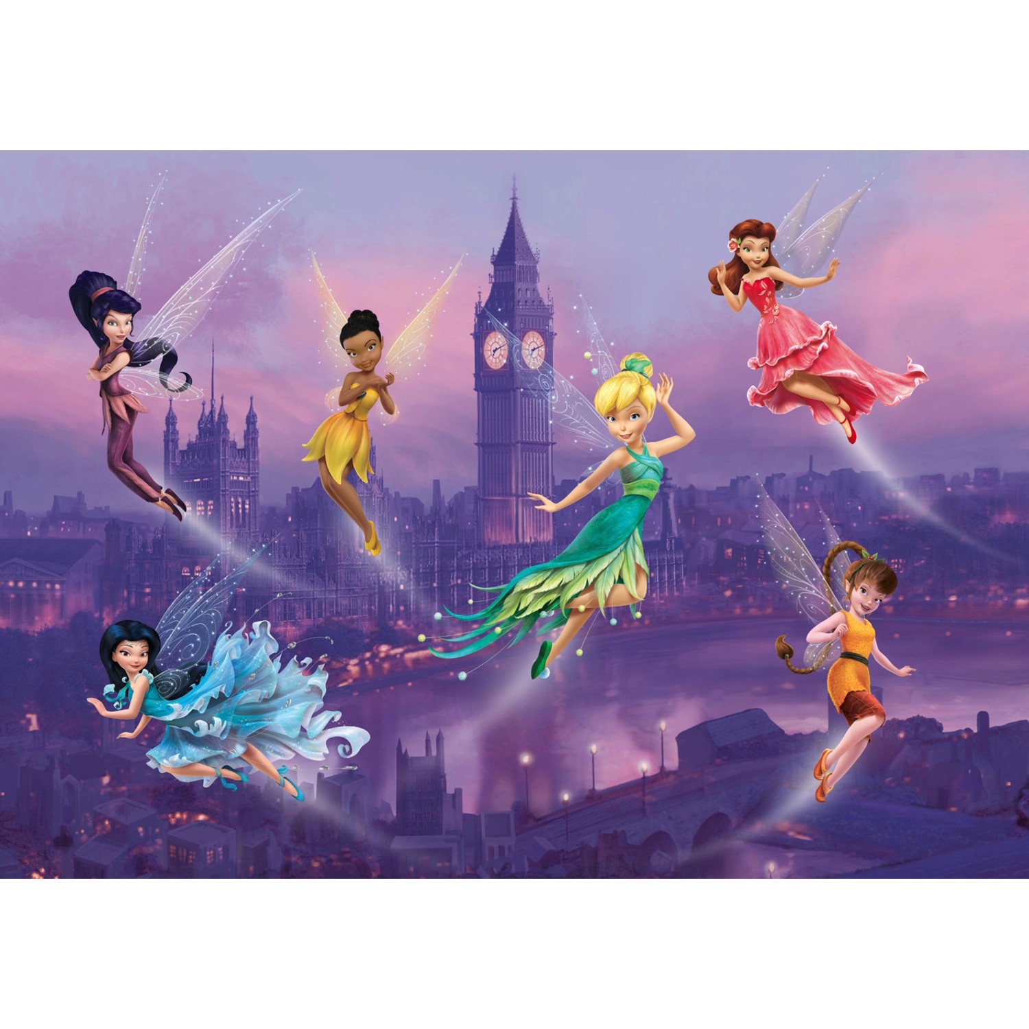 Disney Fototapete Feen Lila 255 x 180 cm 600348 günstig online kaufen