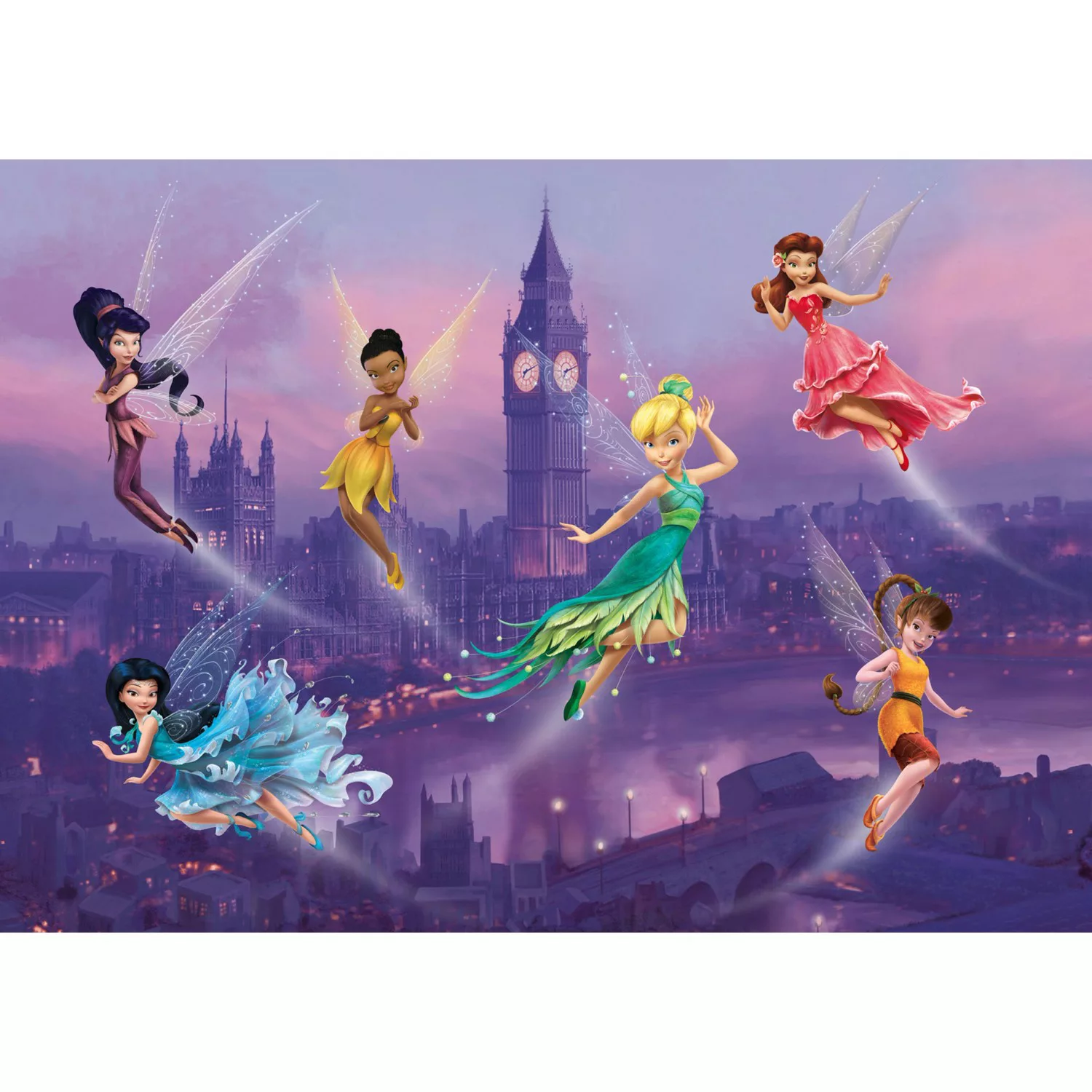 Disney Fototapete Feen Lila 255 x 180 cm 600348 günstig online kaufen