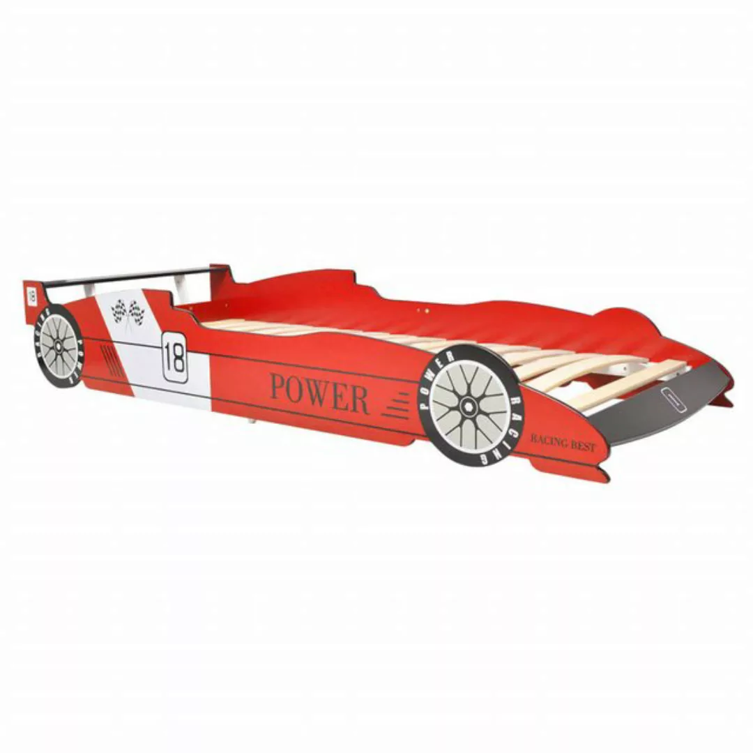 vidaXL Kinderbett Kinderbett mit Lattenrost 3D Design Rennwagen Motivbett 9 günstig online kaufen