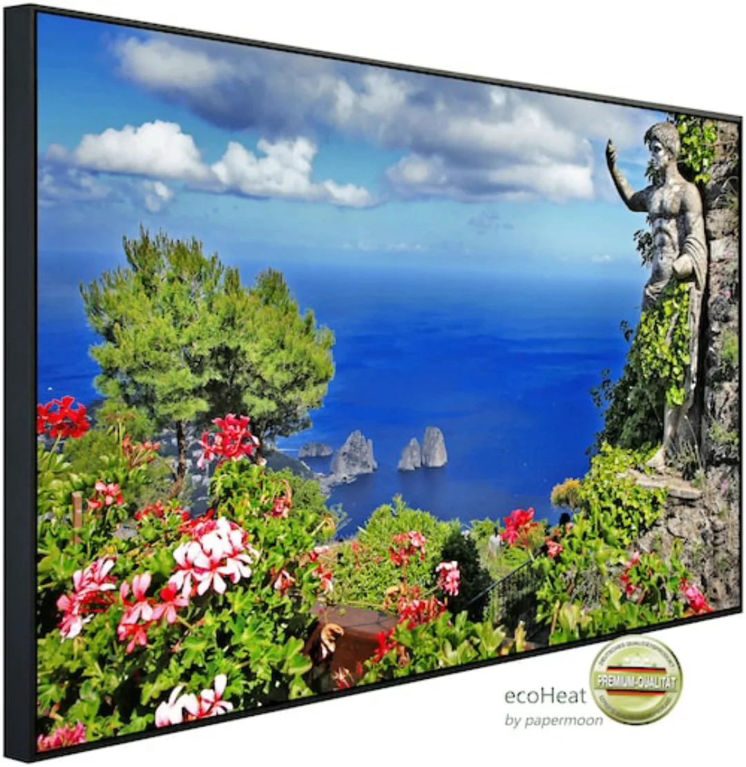 Papermoon Infrarotheizung »Capri Island View«, sehr angenehme Strahlungswär günstig online kaufen
