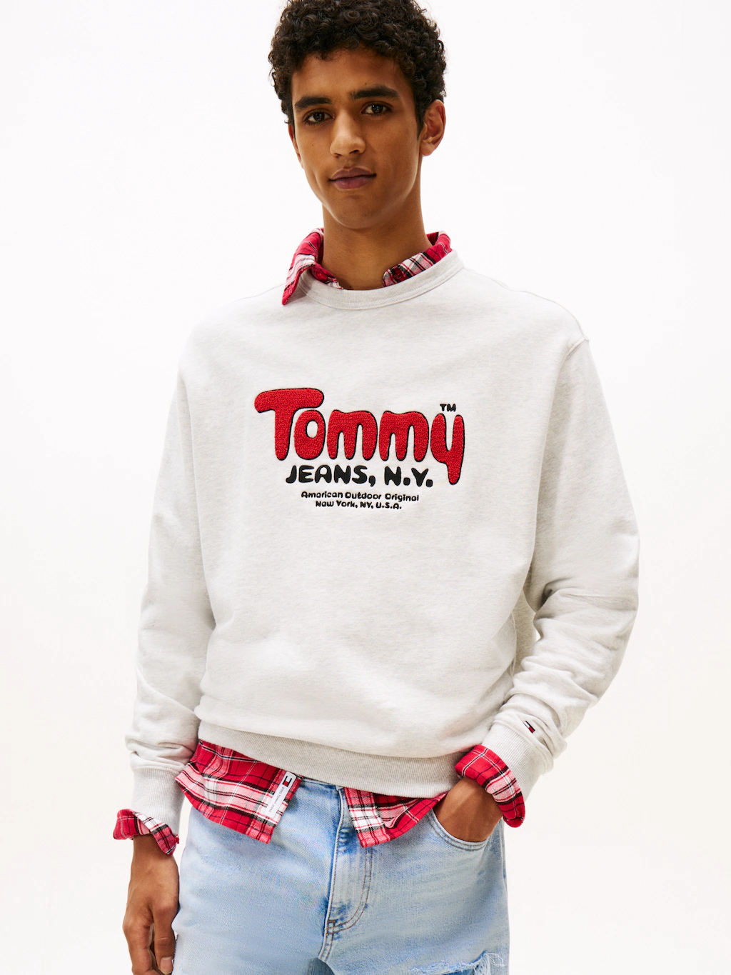 Tommy Jeans Sweatshirt "BOUCLE", Relaxed fit mit Rundhalsausschnitt günstig online kaufen