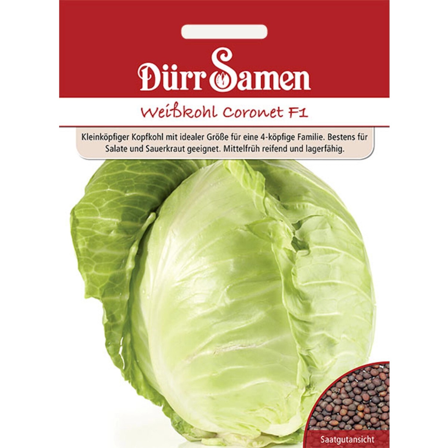 Dürr Samen Weißkohl Coronet F1 Saatgut günstig online kaufen