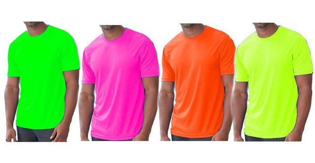 coole-fun-t-shirts T-Shirt NEON T-SHIRT Herren Gr. S- XXL Neongrün, Neongel günstig online kaufen