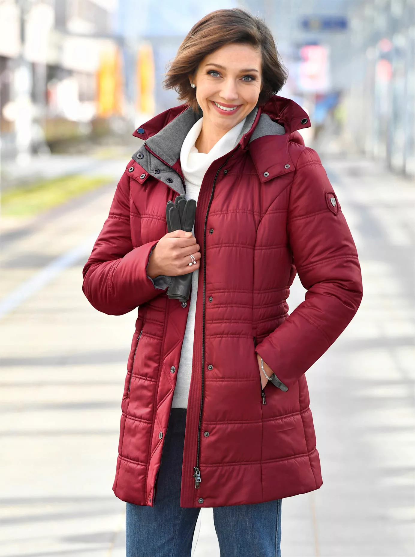 Casual Looks Steppjacke, mit Kapuze günstig online kaufen