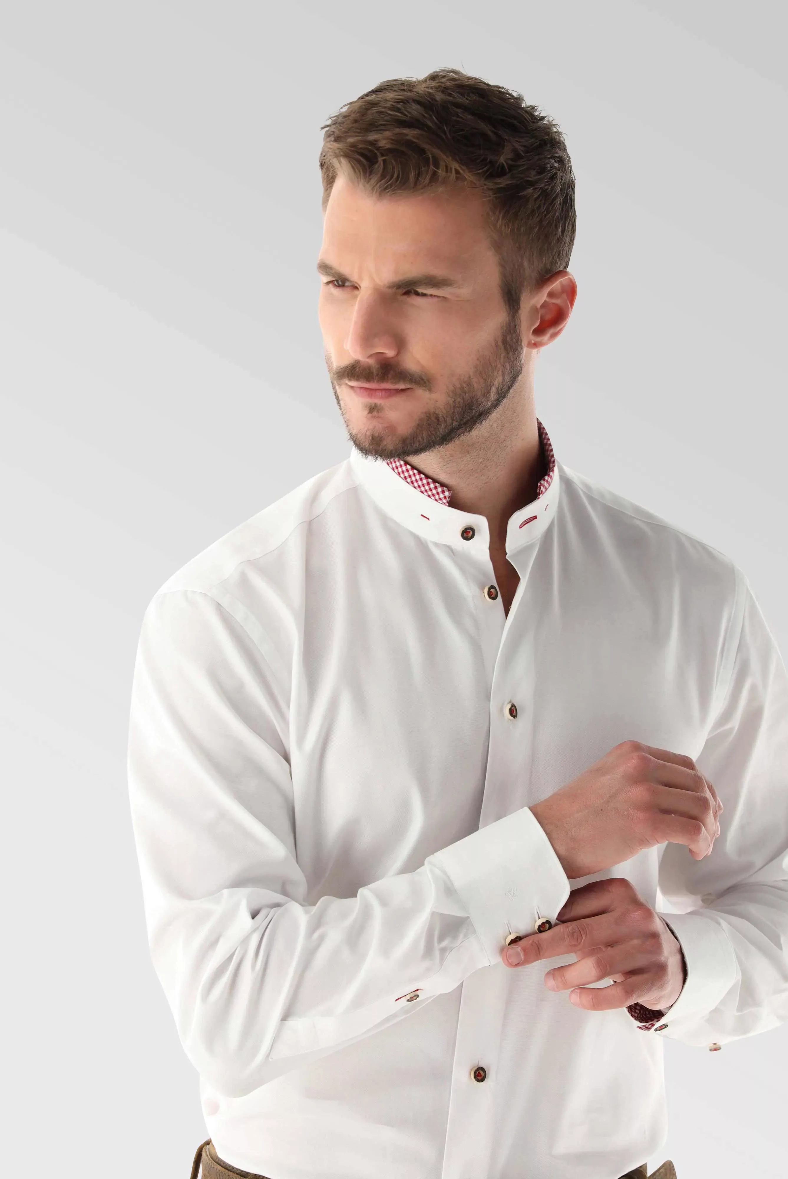 Oxford Trachtenhemd mit Farbdetail Tailor Fit günstig online kaufen