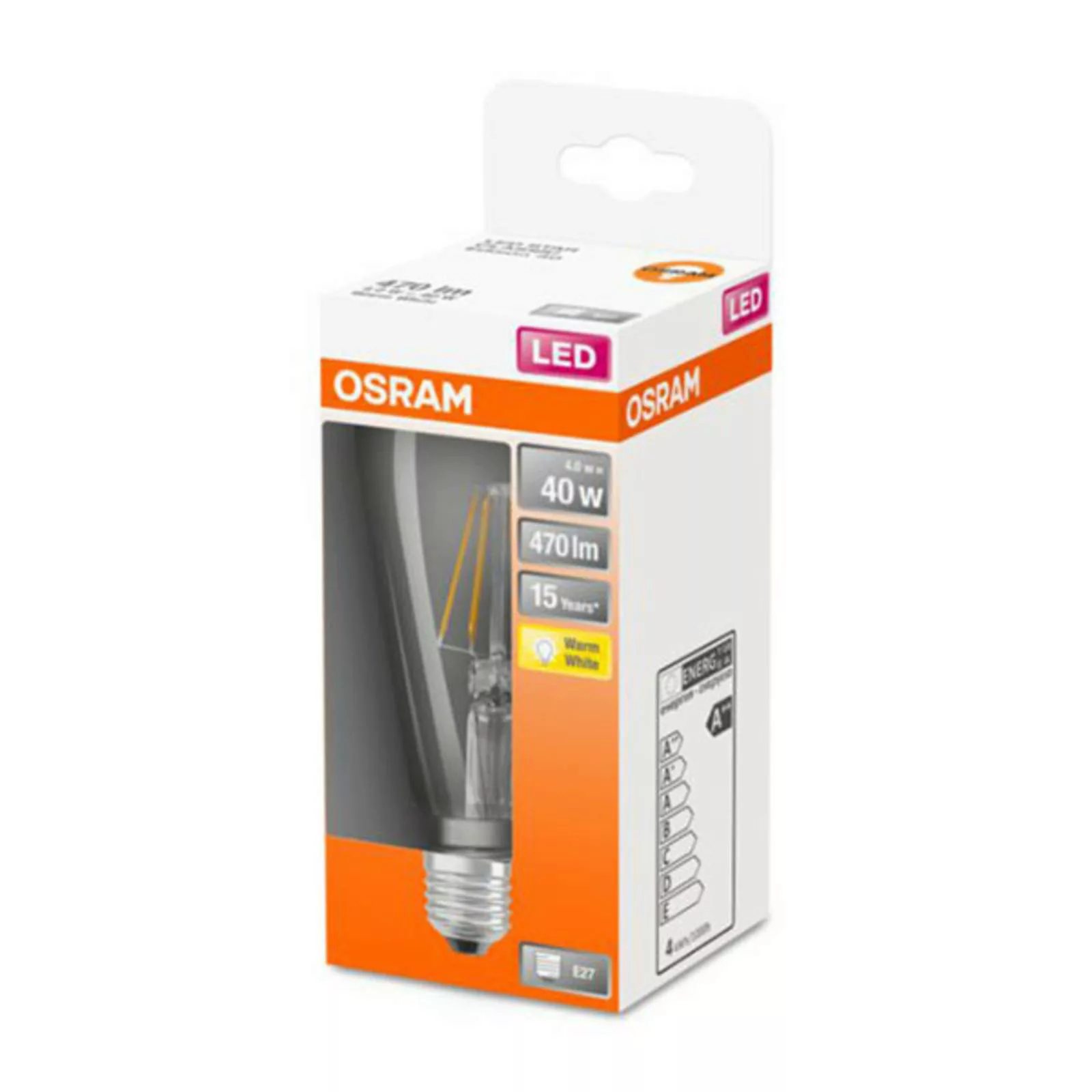 OSRAM Classic ST LED-Lampe E27 4W 2.700K klar günstig online kaufen
