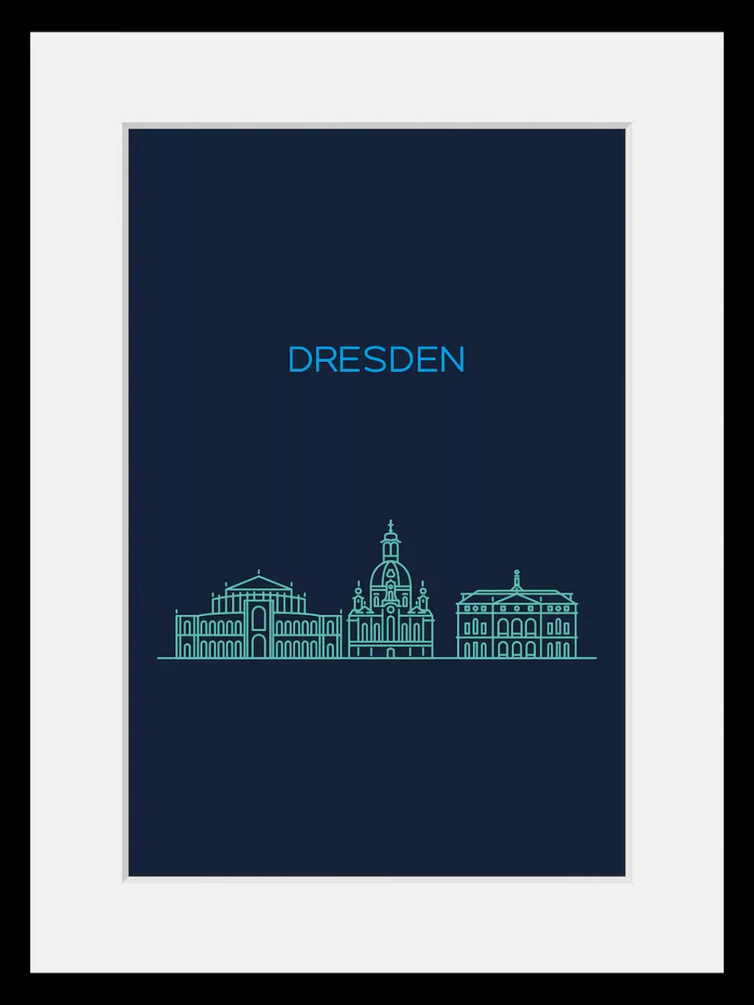 queence Bild »Dresden Sightseeing«, Städte-Stadt-Deutschland-Dresden-Schrif günstig online kaufen