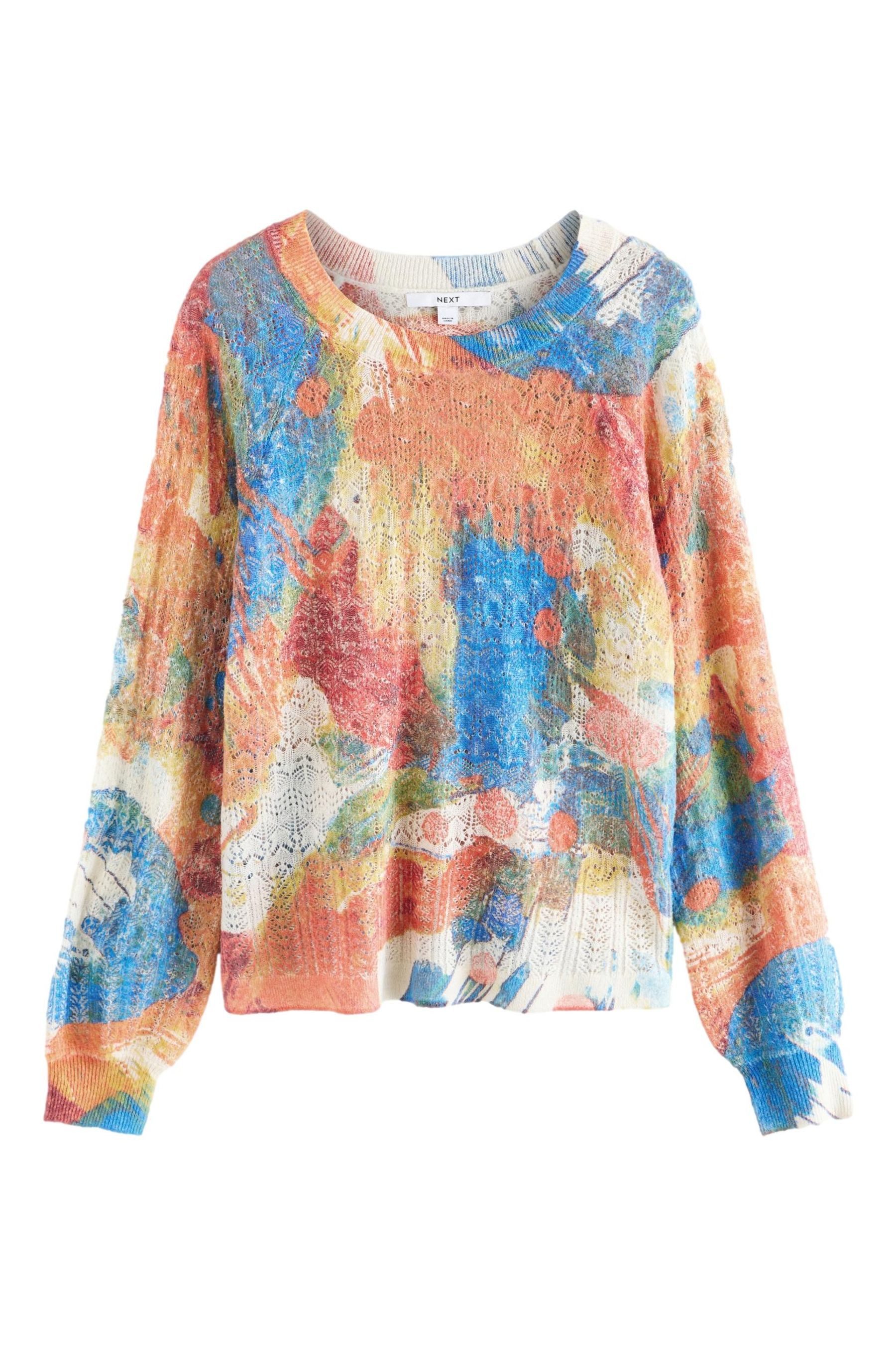 Next Rundhalspullover Feinstrickpullover, Rundhalsausschnitt und Print günstig online kaufen