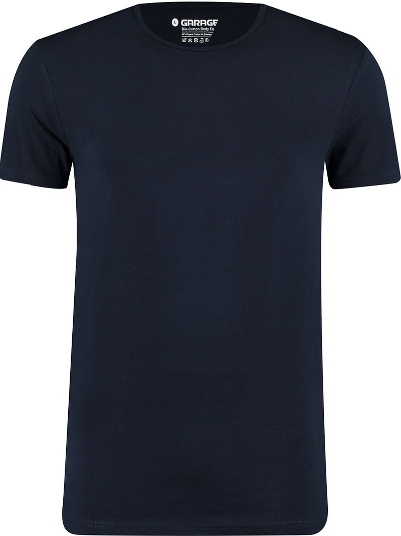 Garage 2-Pack Basic T-shirt Bio Dunkelblau - Größe L günstig online kaufen